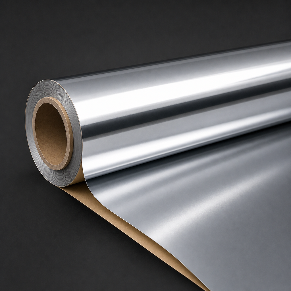 MAXDECAL MXPC100 XTREME Print Silver Chrome high-grip printable vinyl roll