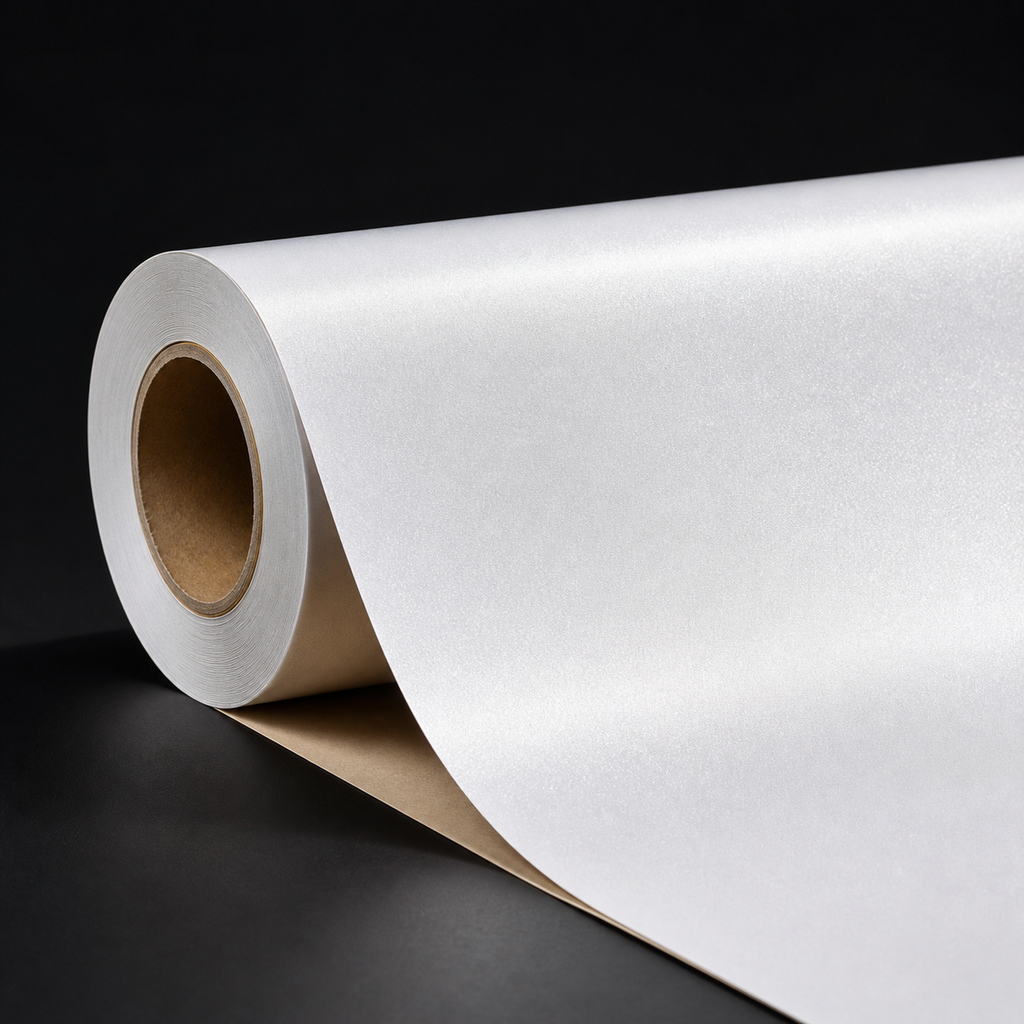 MAXDECAL MXPX120 XTREME Print White Xirallic high-grip printable vinyl roll